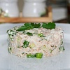 Салат «Рыбный» с сухарями